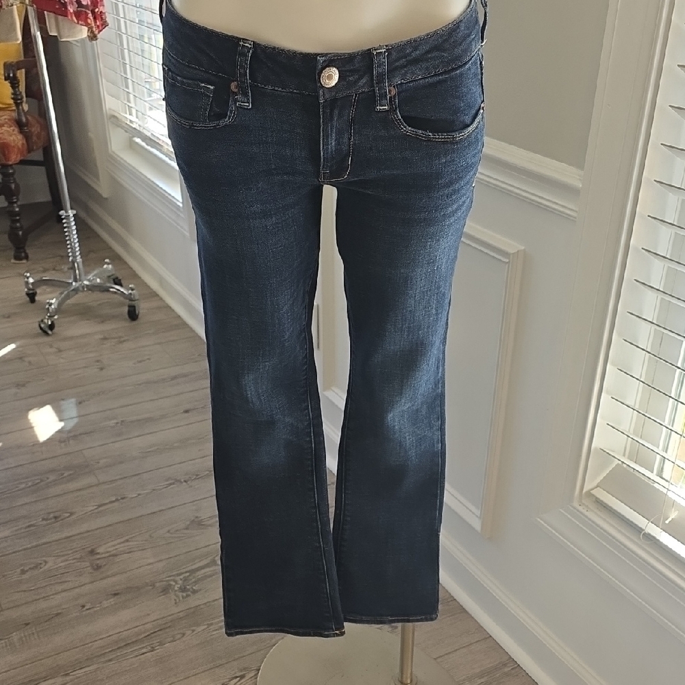 American Eagle Outfitters Dark Blue Skinny Jeans